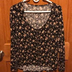 American Eagle Soft & Sexy Floral Long Sleeve